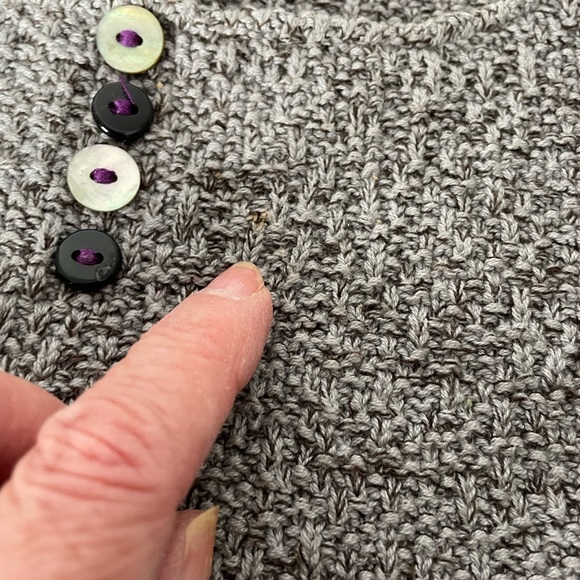 Margaret Winters Sweater Color Block Sz M - Picture 10 of 10